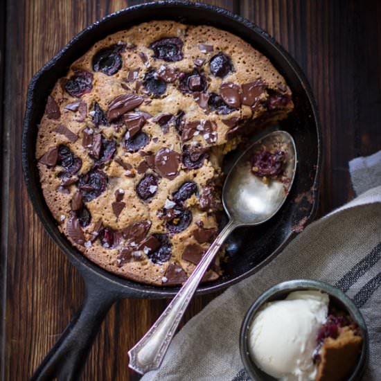 GF Cherry Skillet Blondie