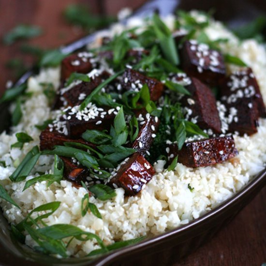 Chinese Honey Soy “Beef” Tofu