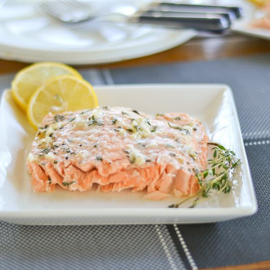 Oven Poached Salmon