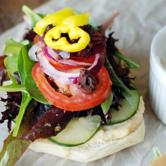 Greek Veggie Sandwich