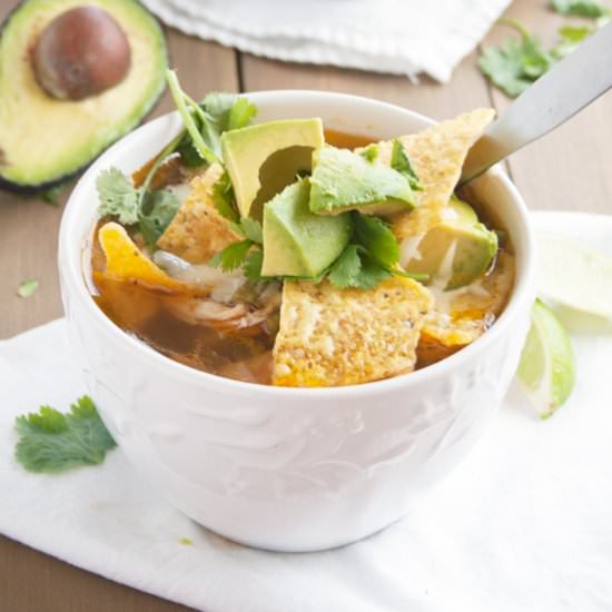 Easy Chicken Tortilla Soup