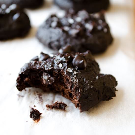 Chocolate Fudge Yogurt Cookies