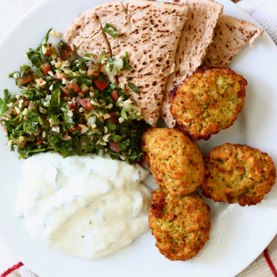 Easy Falafel Sandwiches