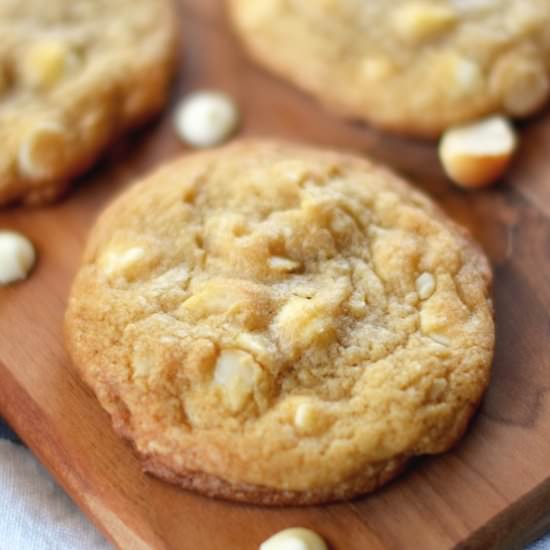 White Chocolate Macadamia Cookies