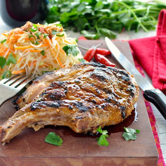 Vietnamese Lemongrass Pork Cutlets