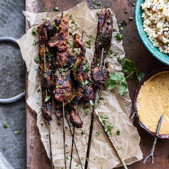 Indian Style Beef Satay