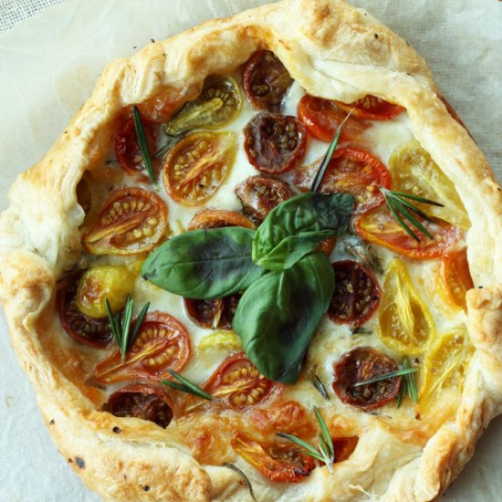 Tomato & Mozzarella Galette