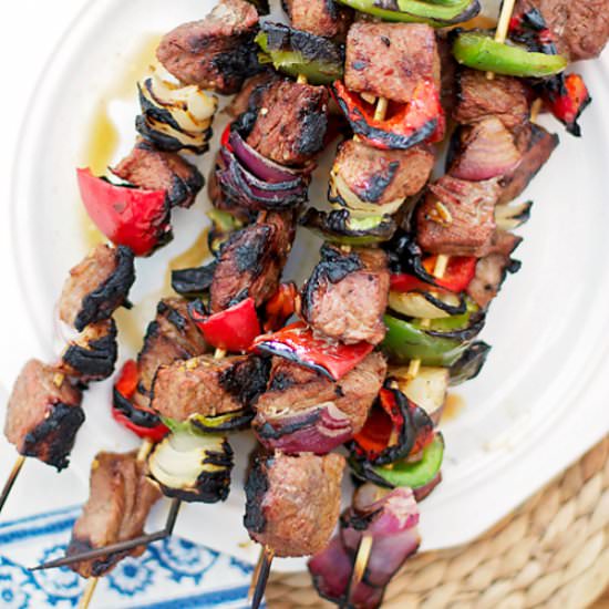 Fajita Kebabs