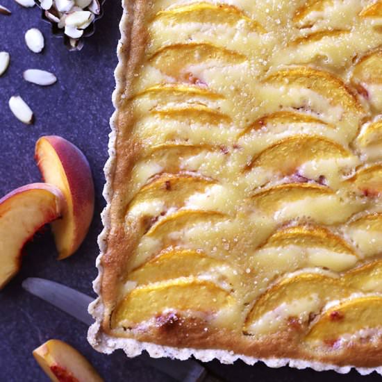 Peach Almond Tart