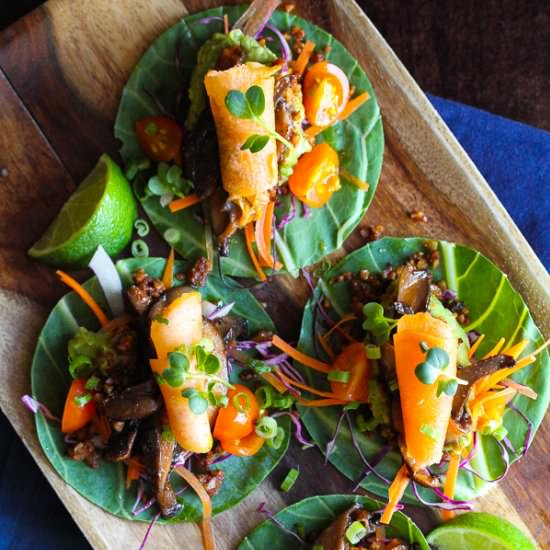 Raw Korean BBQ Tacos