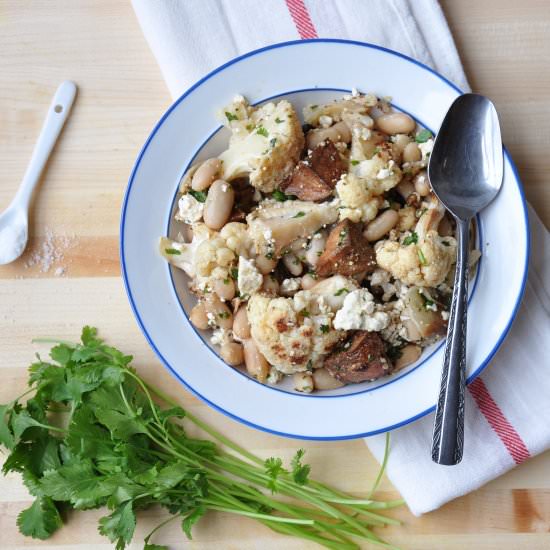 Roasted Cauliflower Salad