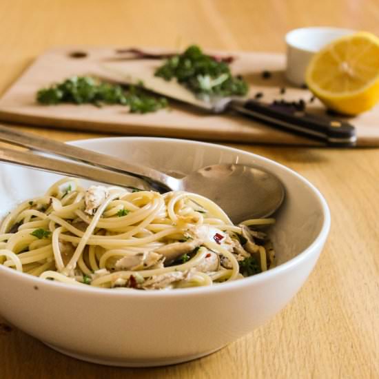 Quick Fresh Mackerel Pasta