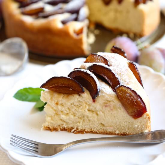 German Plum Cake (Pflaumenkuchen)