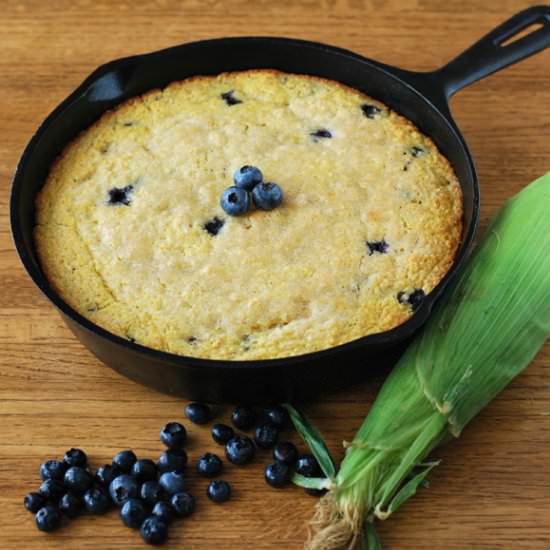 Blueberry Breakfast Cornbread