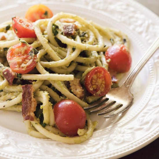 Avocado Pesto Pasta