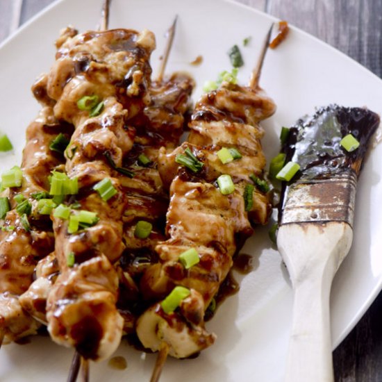 Orange Balsamic Chicken Kabobs