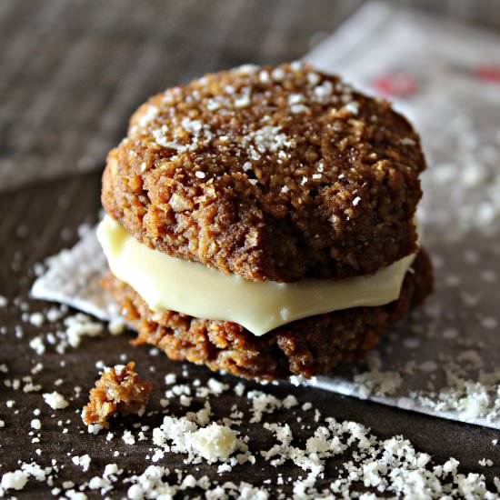 Gluten-Free Stuffed Pumpkin Cookies