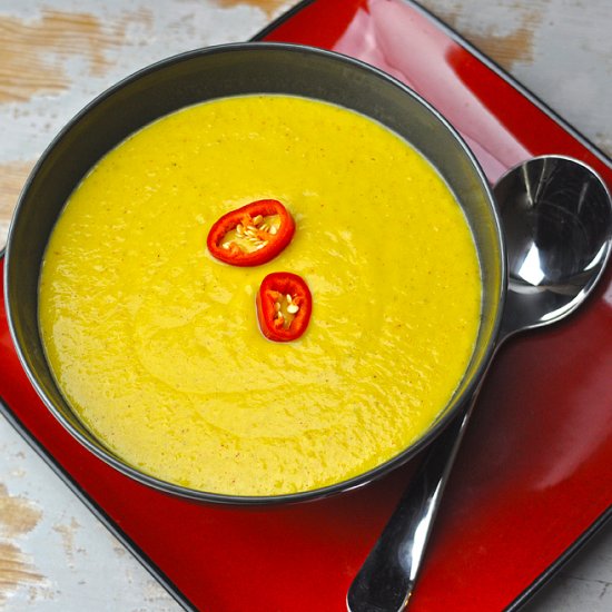 Mexican-style Cream of Corn Soup