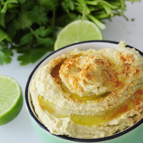 Lime Cilantro Hummus