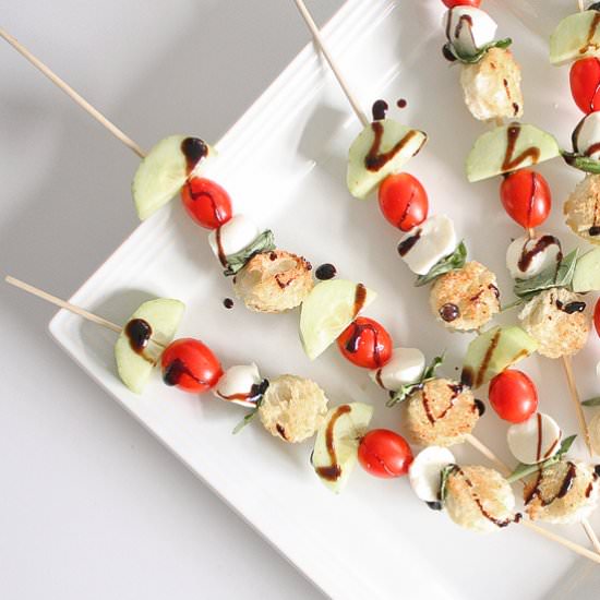 Panzanella Salad Skewers