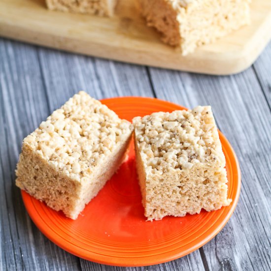 Browned Butter Rice Krispy Treats