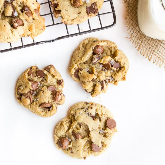 Butter-less chocolate chip cookies