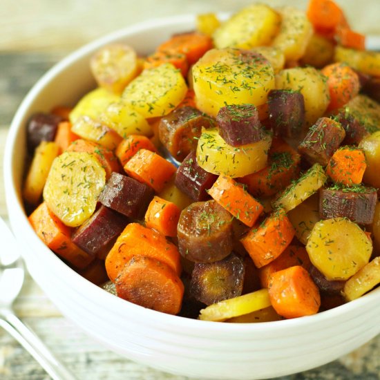 Carrots with Honey Butter Sauce