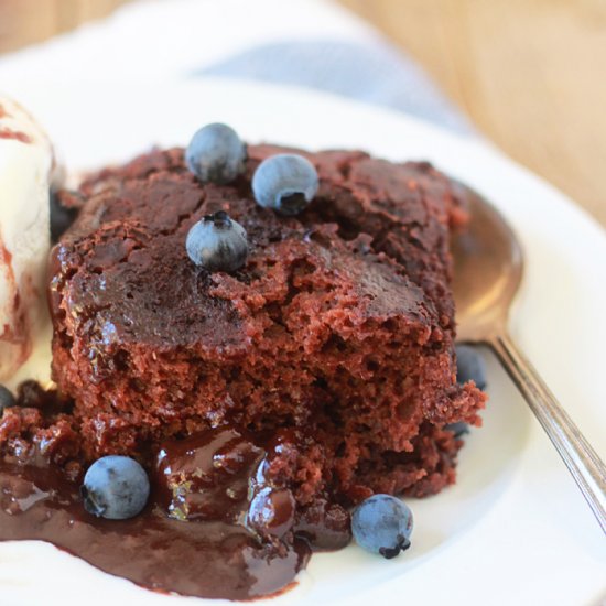 Slow Cooker Hot Fudge Pudding Cake