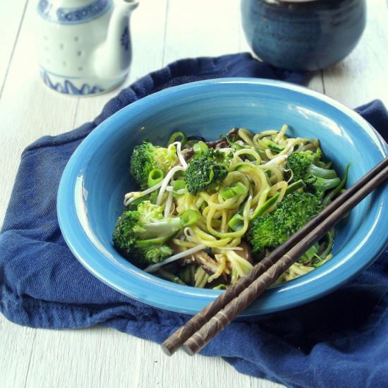 Zucchini Noodle Lo Mein