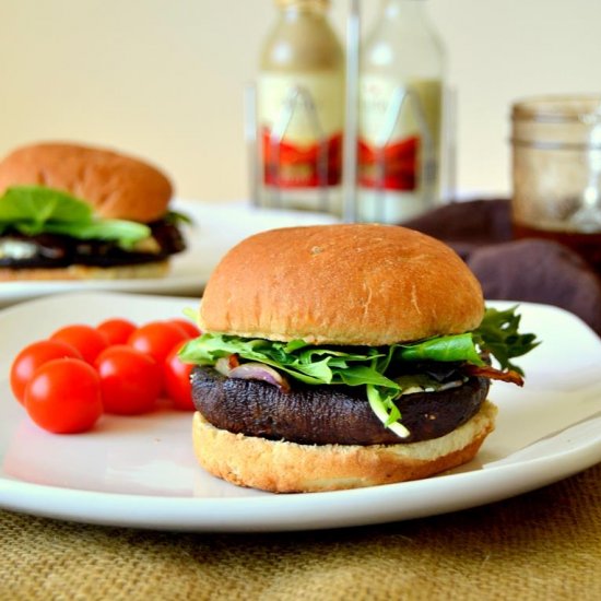 Balsamic Portobello Mushroom Burger