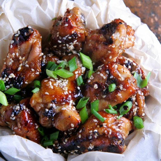 Orange Sesame Chicken Wings