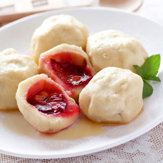 Polish Potato Plum Dumplings