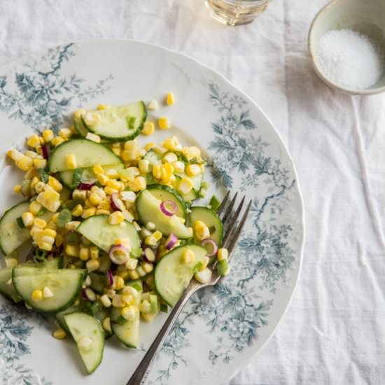 Cucumber Corn Salad