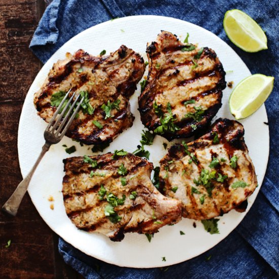 Jamaican Jerk Pork Chops