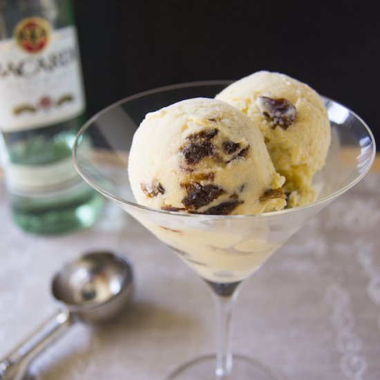 Rum & Raisins Ice-Cream