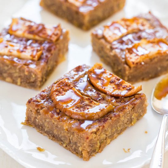 Caramel Apple Cinnamon Bars