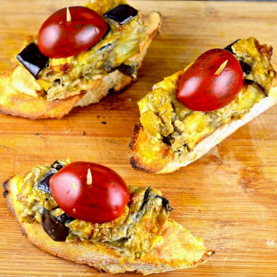 Tapas from Spain: Spicy Eggplant