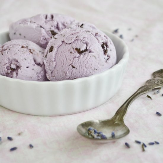 Lavender Honey Ice Cream