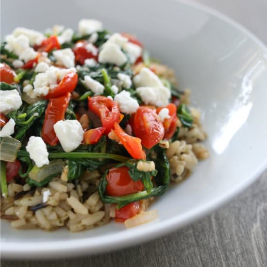 Sauteed Spinach Salad