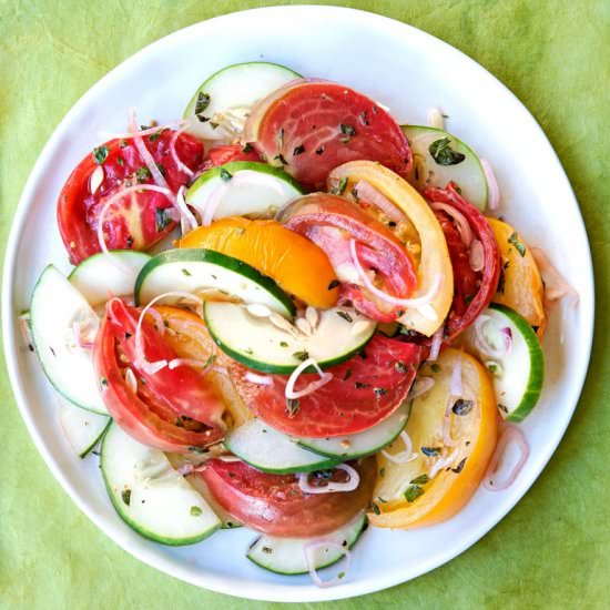 Tomato Cucumber Salad