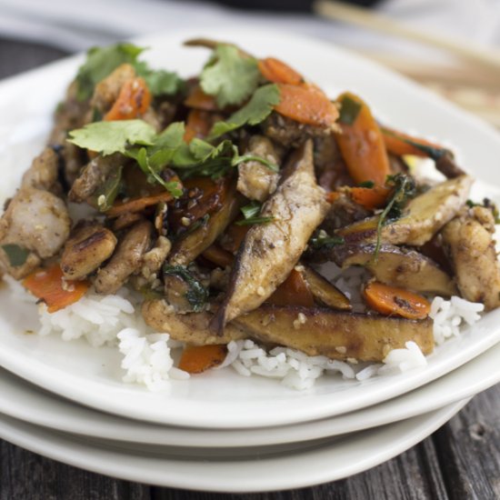 Shiitake Mushroom Stir Fry