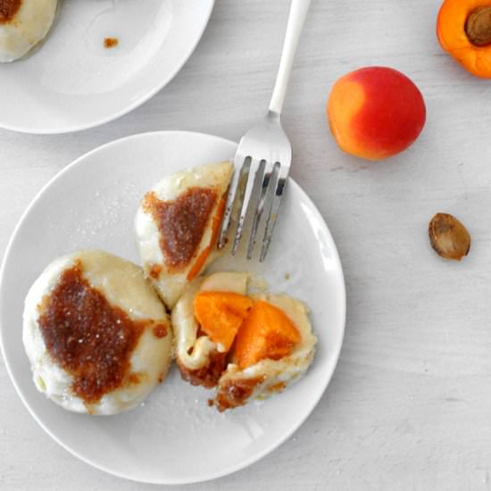 Potato Dumplings with Apricots