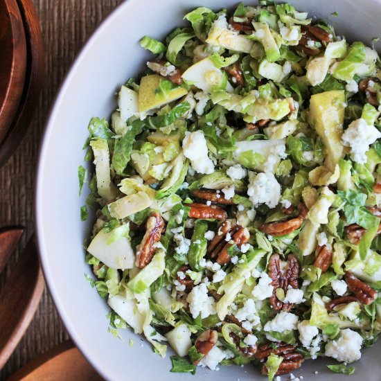 Autumnal Brussels Sprout Slaw