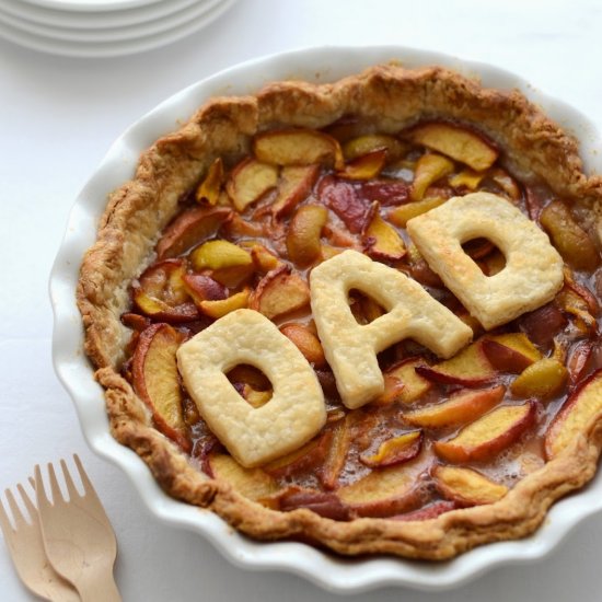 Father’s Day Peach Pie