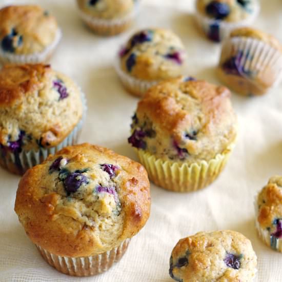 Gluten Free Blueberry Banana Muffin