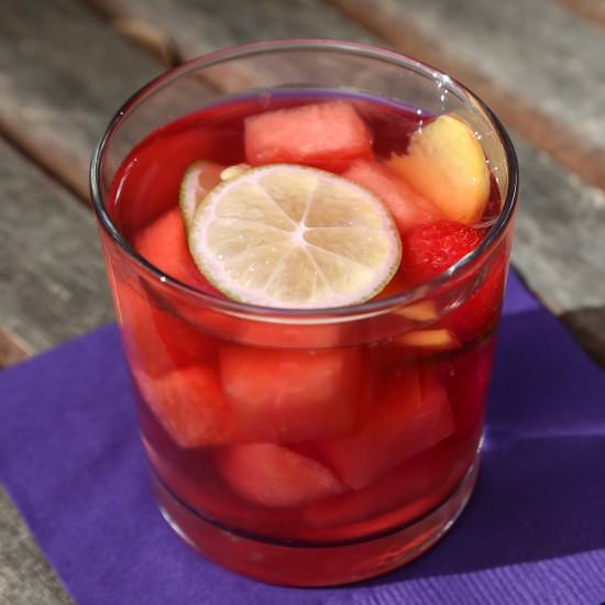 Watermelon Rosé Sangria