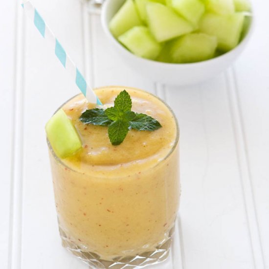 Honeydew Peach Smoothie