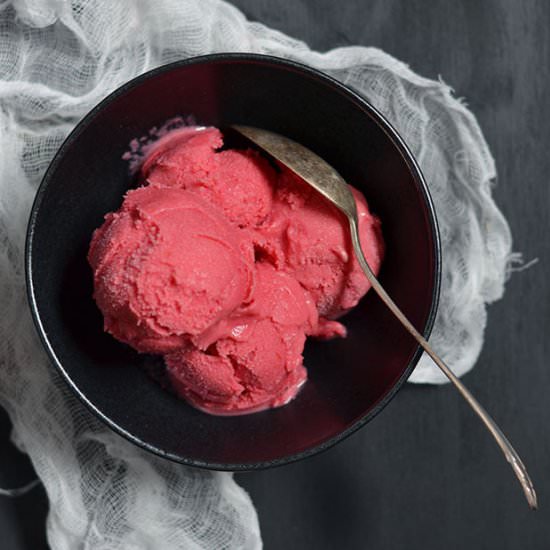 Plum and Earl Grey Icecream