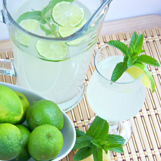 Lime Ginger Mint Cooler