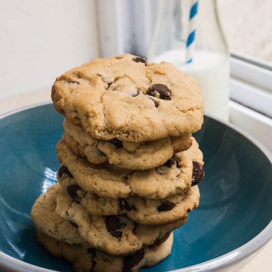 Peanut Butter Chocolate Chip Cookie